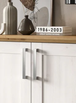 Home affaire Kommode »COSENZA, Breite 95 cm, 2 Türen, 2 Einlegeböden, 3 Fächer« in Landhausoptik, Anrichte, Schrank, Sideboard