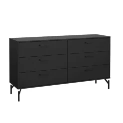 Home affaire Kommode »Dana, Aufbewahrung, Schubladenschrank, Stauraum« Sideboard mit 6 Schubladen, Metallbeine, Breite 138 cm