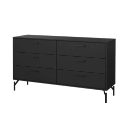 Home affaire Kommode »Dana, Aufbewahrung, Schubladenschrank, Stauraum« Sideboard mit 6 Schubladen, Metallbeine, Breite 138 cm