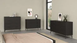 Home affaire Kommode »Dana, Aufbewahrung, Schubladenschrank, Stauraum« Sideboard mit 6 Schubladen, Metallbeine, Breite 138 cm