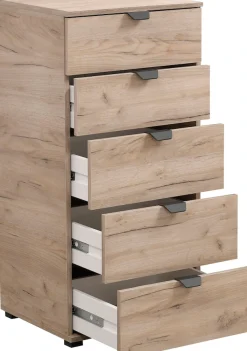 Home affaire Kommode »Duero Schubkastenkommode« mit 5 Schubkästen, Breite ca. 45 cm