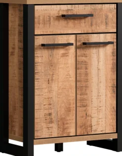Home affaire Kommode »Elda« 1 Stk. tlg. Kommode mit 2 Türen, 1 Schublade mit Vollauszug – (B/T/H) 73/39/100 cm