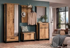 Home affaire Kommode »Elda« 1 Stk. tlg. Kommode mit 2 Türen, 1 Schublade mit Vollauszug – (B/T/H) 73/39/100 cm