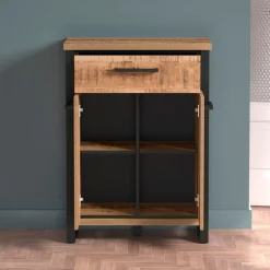 Home affaire Kommode »Elda« 1 Stk. tlg. Kommode mit 2 Türen, 1 Schublade mit Vollauszug – (B/T/H) 73/39/100 cm