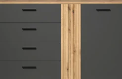 Home affaire Kommode »Estepona« 1 Stk. tlg. Sideboard mit voll ausziehbaren Schubladen - (B/T/H) 139/38/86 cm