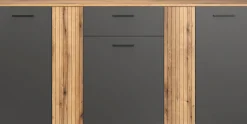 Home affaire Kommode »Estepona« Sideboard mit anpassbaren Türen mit Rillen-Optik