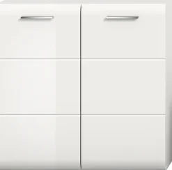Home affaire Kommode »FLORENZ, hochwertige MDF-Front,Rillenfräsung, 2 Türen, 3 Fächer« 1 Stk. tlg. Kommode, Anrichte, Wohnzimmerschrank