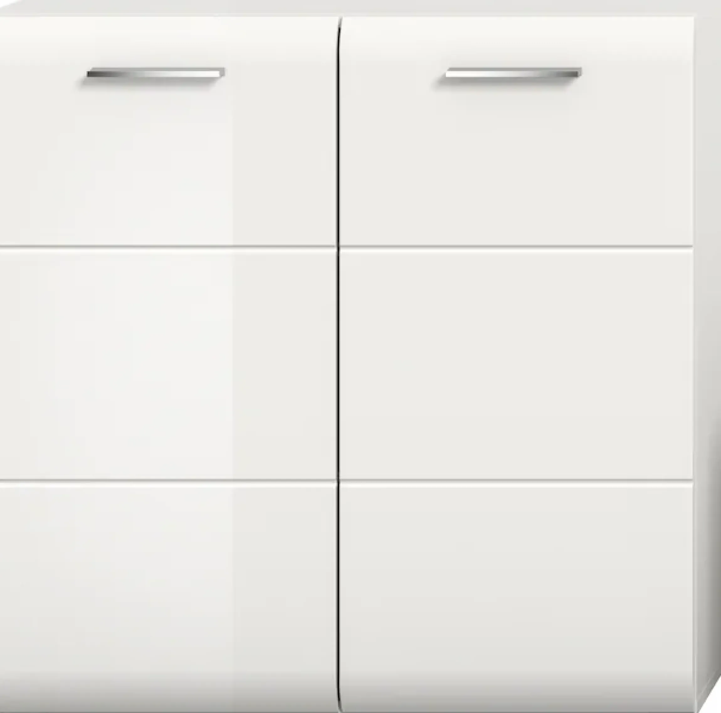 Home affaire Kommode »FLORENZ, hochwertige MDF-Front,Rillenfräsung, 2 Türen, 3 Fächer« 1 Stk. tlg. Kommode, Anrichte, Wohnzimmerschrank