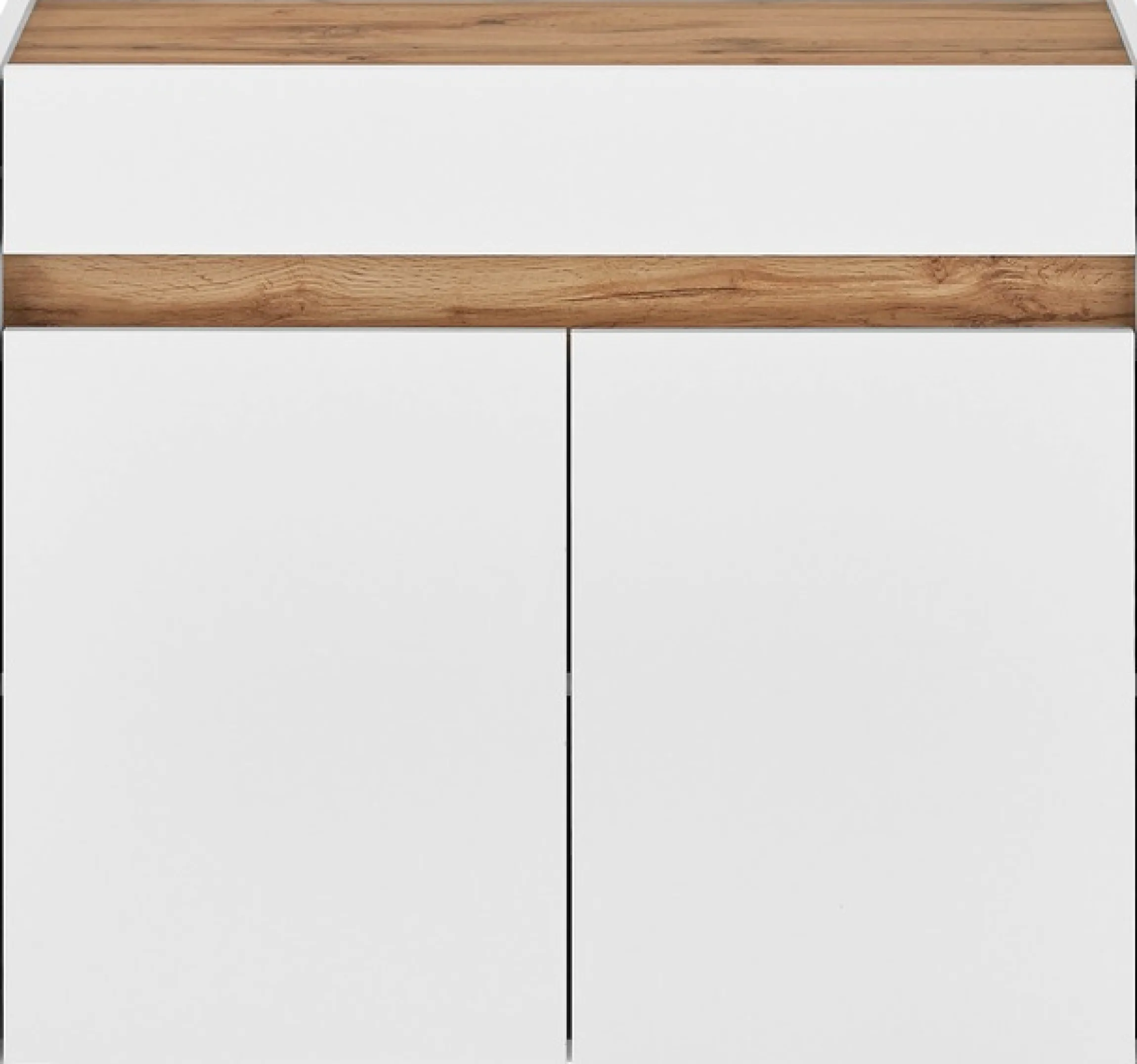 Home affaire Kommode »GiRON/CiTY, Schrank in vier Farben, modernes Sideboard, Kommode« in zwei Farben erhältlich, 2 Türen, 1 Schubkasten, 80 cm breit