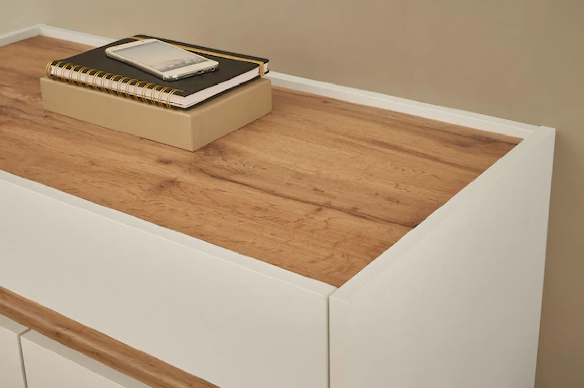 Home affaire Kommode »GiRON/CiTY, Schrank in vier Farben, modernes Sideboard, Kommode« in zwei Farben erhältlich, 2 Türen, 1 Schubkasten, 80 cm breit