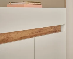 Home affaire Kommode »GiRON/CiTY, Schrank in vier Farben, modernes Sideboard, Kommode« in zwei Farben erhältlich, 2 Türen, 1 Schubkasten, 80 cm breit