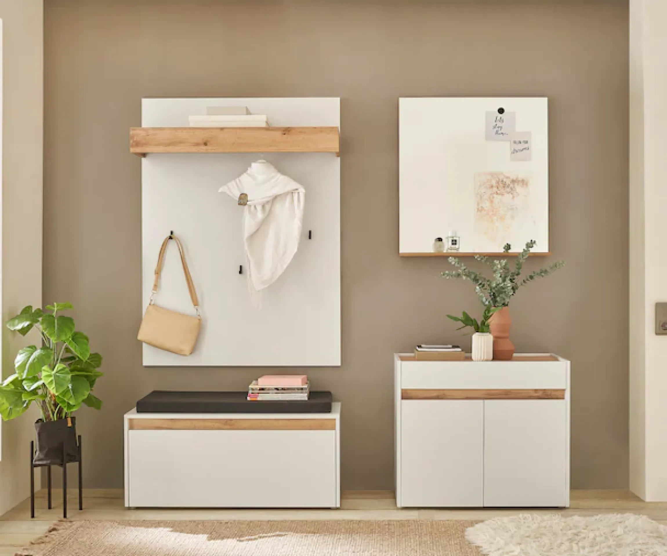 Home affaire Kommode »GiRON/CiTY, Schrank in vier Farben, modernes Sideboard, Kommode« in zwei Farben erhältlich, 2 Türen, 1 Schubkasten, 80 cm breit