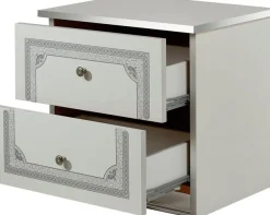 Home affaire Kommode »Greta, aus FSC-zertifiziertem Holzwerkstoff mit Dekor im Klassikstil« Maße (B/T/H): 50/38,5/49 cm,mit 2 Schubladen, soft-close-Funktion, Made in Italy