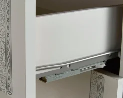 Home affaire Kommode »Greta, aus FSC-zertifiziertem Holzwerkstoff mit Dekor im Klassikstil« Maße (B/T/H): 50/38,5/49 cm,mit 2 Schubladen, soft-close-Funktion, Made in Italy