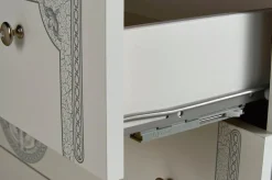 Home affaire Kommode »Greta, aus FSC-zertifiziertem Holzwerkstoff mit Dekor im Klassikstil« Maße (B/T/H): 113/42/73,5 cm,mit 3 Schubladen, soft-close-Funktion, Made in Italy