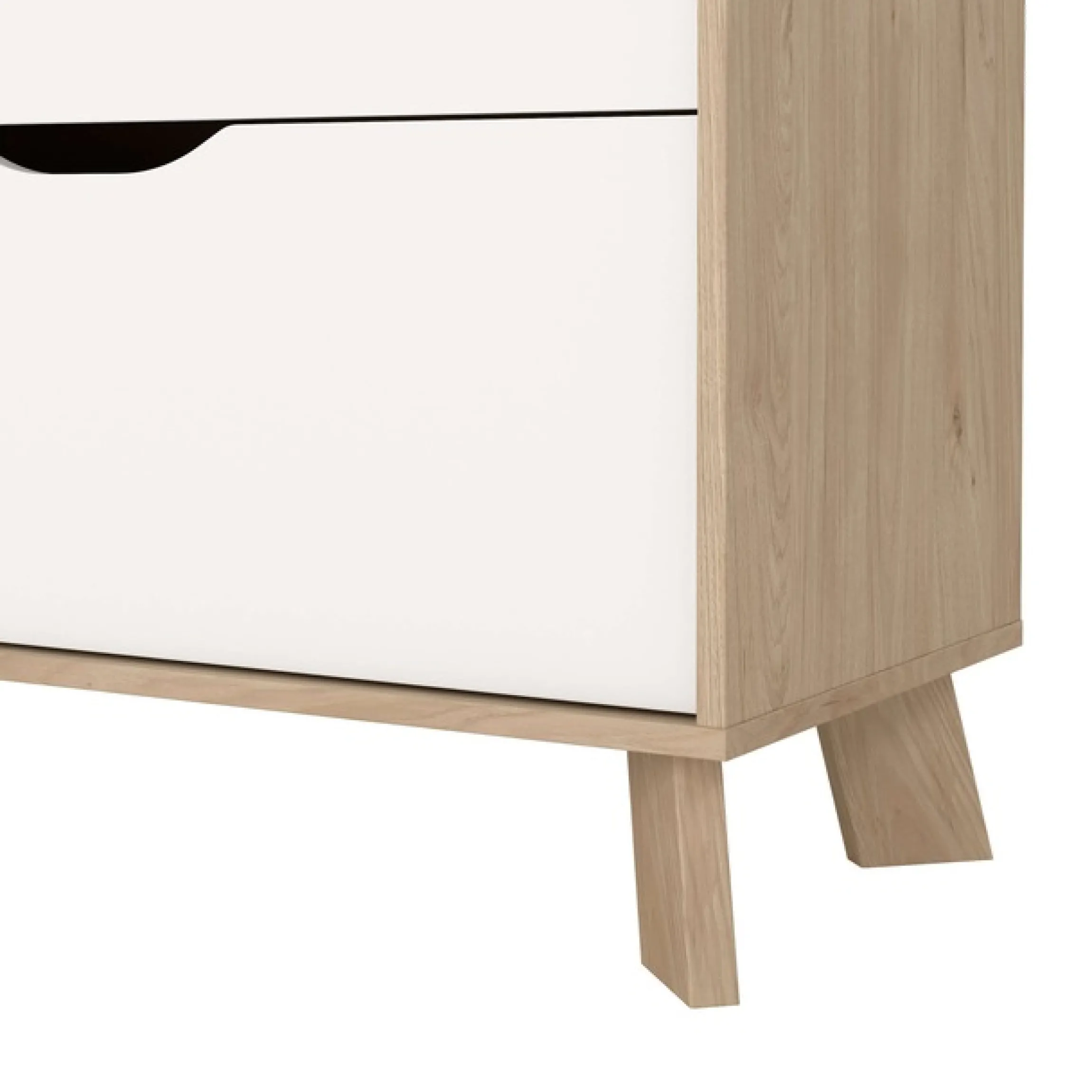 Home affaire Kommode »Ikast, Schubladenschrank, Sideboard, Aufbewahrung, Stauraum« 6 Schubladen, Eingriffsmulden, Breite 156 cm