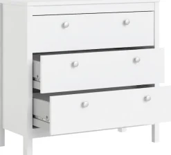 Home affaire Kommode »Madrid, Aufbewahrung, Schubladenschrank, Stauraum« mit 3 Schubladen, Breite 82,3 cm