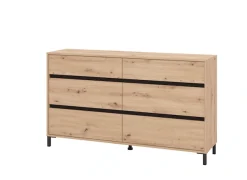 Home affaire Kommode »Marron, Sideboard mit Schubkästen, vielseitig einsetzbar« in 2 Breiten 80 und 157 cm, mit geräumigen Schubladen