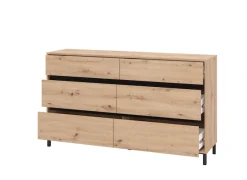 Home affaire Kommode »Marron, Sideboard mit Schubkästen, vielseitig einsetzbar« in 2 Breiten 80 und 157 cm, mit geräumigen Schubladen