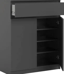Home affaire Kommode »Naia« abgerundete Schubladenkanten auf Metallgleiter, Breite 80,2 cm