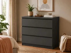 Home affaire Kommode »Naia« abgerundete Schubladenkanten auf Metallgleiter, Breite 77 cm