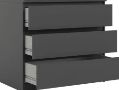 Home affaire Kommode »Naia« abgerundete Schubladenkanten auf Metallgleiter, Breite 77 cm