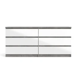 Home affaire Kommode »Naia,6 Schubladen im skandinavischen Design, Breite 158 cm« Viel Stauraum mit griffloser Front, in mehreren Farben