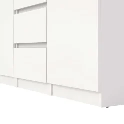 Home affaire Kommode »Naia, Sideboard, 4 Schubladen, 2 Türen, Aufbewahrung, grifflose Front« Mit Einlegeböden, modern, skandinavisches Design, in mehrere Farben