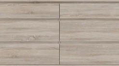 Home affaire Kommode »Nova, Aufbewahrung, Schubladenschrank, Stauraum« 8 Schubladen, Stauraum, grifflos, Breite 154 cm, Höhe 84 cm