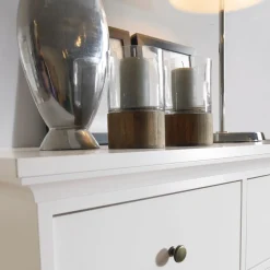 Home affaire Kommode »Paris, Aufbewahrung, Schubladenschrank, Stauraum, mit 8 Schubladen« Landhausstil, Elegant, geräumig, Breite 184 cm, Höhe 87 cm