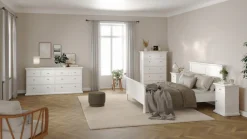 Home affaire Kommode »Paris, Aufbewahrung, Schubladenschrank, Stauraum, mit 8 Schubladen« Landhausstil, Elegant, geräumig, Breite 184 cm, Höhe 87 cm