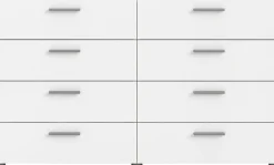 Home affaire Kommode »Pepe, Aufbewahrung, Schubladenschrank, Stauraum« Sideboard mit 8 Schubläden, Breite 140 cm, Höhe 82 cm