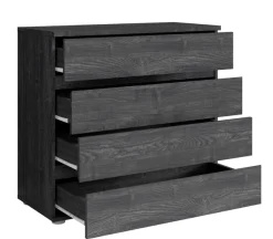 Home affaire Kommode »PRESSAC Sideboard mit 4 Schubladen, Maße B/T/H: 91,5/42/85 cm« Schubladenschrank mit viel Stauraum, in 2 Farben erhältlich