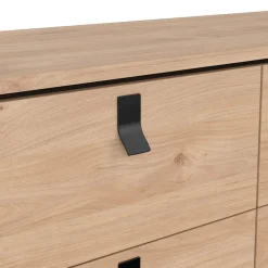 Home affaire Kommode »Ry Aufbewahrung, Schubladenschrank, Stauraum« Sideboard mit 6 Schubladen, Breite 102 cm, Höhe 95 cm, Massivholzbeine