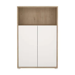 Home affaire Kommode »Sign Sideboard mit Ablageregal für Akten, Bücher« mit 2 Türen, dahinter 2 Einlegeböden, Höhe 123 cm, Breite 80 cm
