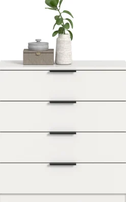 Home affaire Kommode »SKARDE, Breite 74 cm, 4 Schubkästen, viel Stauraum« in verschiedenen Farben und Breiten erhältlich, individuell einsetzbar,Sideboard, Anrichte, Schubkastenkommode, Schrank,