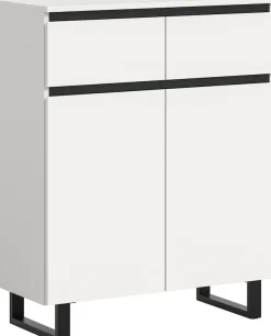 Home affaire Kommode »TOMA, Höhe: 99cm, mit Metall-Kufen-Fuß, 2 Türen, 2 Schubkästen« Anrichte, Sideboard, Schrank, Board, Highboard