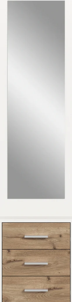 Home affaire Kompaktgarderobe »Morrea, Höhe 190 cm, 3 Schubkästen, 3 Haken, 1 Kleiderstange« 1 Stk. tlg. schmale Garaderobe, Stauraum, Flur, Diele