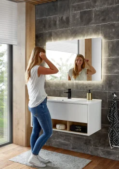 Home affaire LED-Lichtspiegel »Spiegel 100x65«