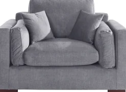 Home affaire Loveseat »Fresh Pond Sessel« weicher Sitzkomfort, incl. Zierkissen, B/T/H: 140/96/95 cm