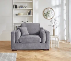Home affaire Loveseat »Fresh Pond Sessel« weicher Sitzkomfort, incl. Zierkissen, B/T/H: 140/96/95 cm