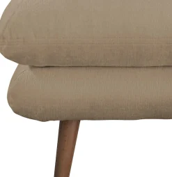 Home affaire Loveseat »Lazio, 111 cm breit, modern und bequem« Webstoff, inkl. Rücken- und Zierkissen