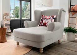 Home affaire Loveseat »Tassilo Big Mega Ohrensessel, viel Platz und bequem, Breite 121cm«