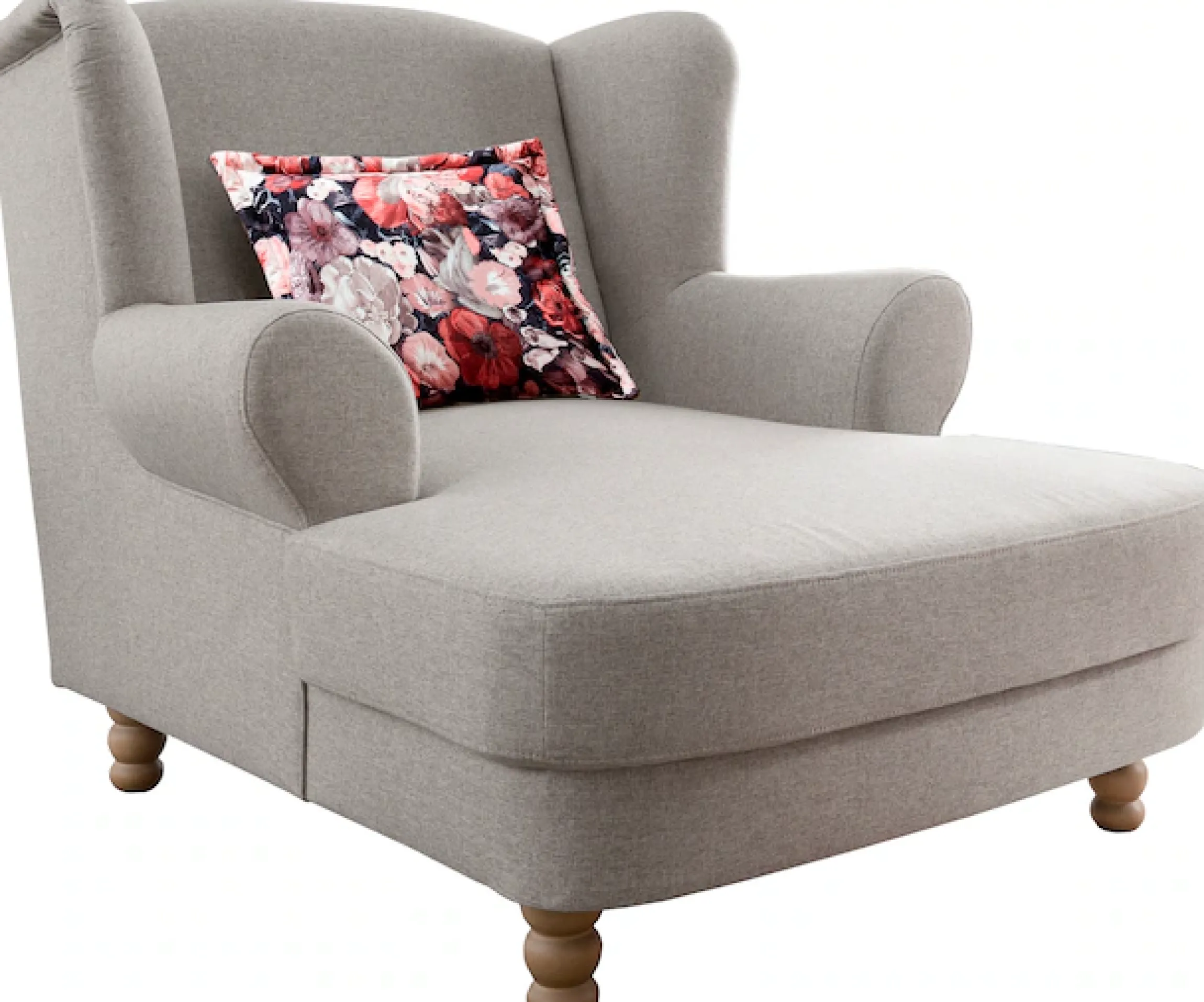 Home affaire Loveseat »Tassilo Big Mega Ohrensessel, viel Platz und bequem, Breite 121cm«