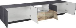 Home affaire Lowboard »ALIEN- TV-Board, mit 4 Türen, 1 Schublade und 1 offenes Fach« TV-Kommode Breite ca. 220 cm