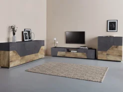 Home affaire Lowboard »ALIEN- TV-Board, mit 4 Türen, 1 Schublade und 1 offenes Fach« TV-Kommode Breite ca. 220 cm
