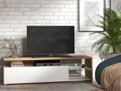 Home affaire Lowboard »Arctic TV-Board« TV-Kommode,Br. 170 cm, mit und ohne LED-Beleuchtung,Front mit Fräsung