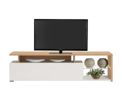Home affaire Lowboard »Arctic TV-Board« TV-Kommode,Br. 170 cm, mit und ohne LED-Beleuchtung,Front mit Fräsung