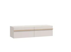 Home affaire Lowboard »Arles TV-Kommode, Breite 128 /154/192 cm, TV-Schrank,, Wandmontage« mit geschlossenen Fächern, in Kaschmir Farbe, mit Klappentüren