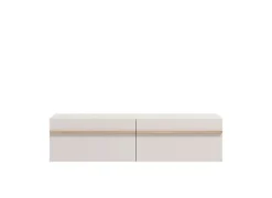 Home affaire Lowboard »Arles TV-Kommode, Breite 128 /154/192 cm, TV-Schrank,, Wandmontage« mit geschlossenen Fächern, in Kaschmir Farbe, mit Klappentüren